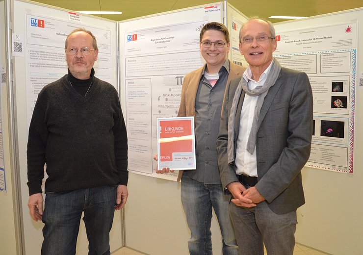 Christoph Wolfgang Spörk, Best Poster Award Preisträger — Picture: TU Wien Informatics