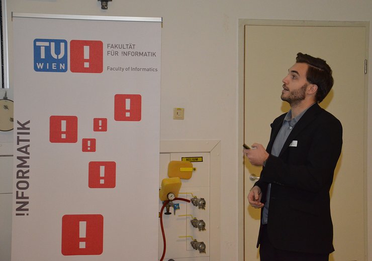 Vortragender Bernhard Gleiss — Picture: TU Wien Informatics