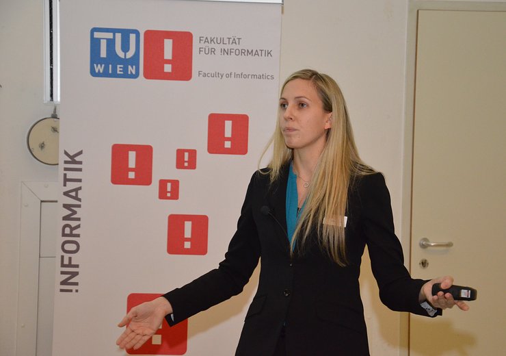 Vortragende Katharina Krösl — Picture: TU Wien Informatics