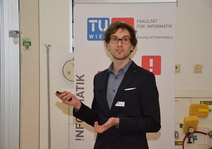 Vortragender Manuel Kröter — Picture: TU Wien Informatics