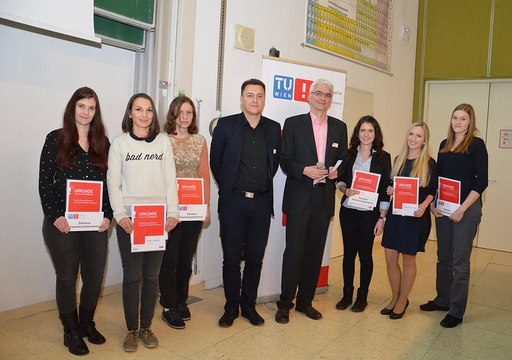 Preisträgerinnen der Siemens Exzellenzstipendien — Picture: TU Wien Informatics