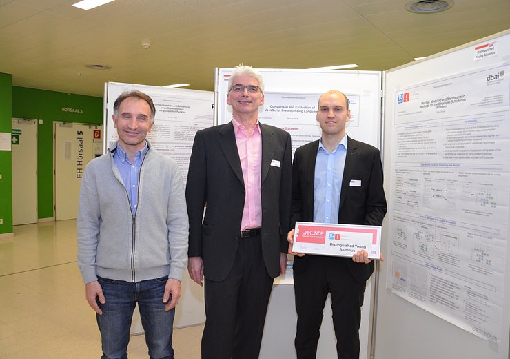 Distinguished Alumnus Award für Felix Winter — Picture: TU Wien Informatics