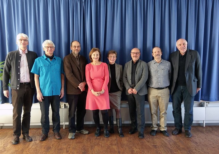 Board members and the Dean's team, f.l.t.r.: Uwe Egly, Hans Akkermans, Edward Lee, Nadia Magnenat-Thalmann, Gerti Kappel, Carlo Ghezzi, Moshe Vardi, Hannes Werthner