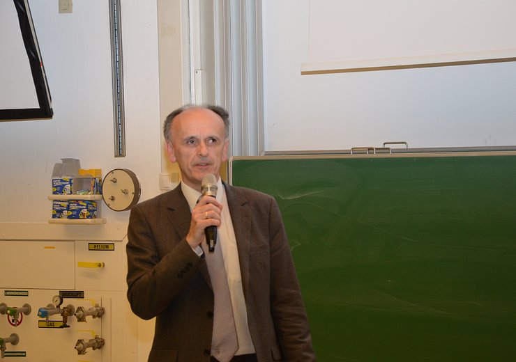 Vizerektor Johannes Fröhlich begrüßt die EPILOG-Teilnehmenden — Picture: TU Wien Informatics