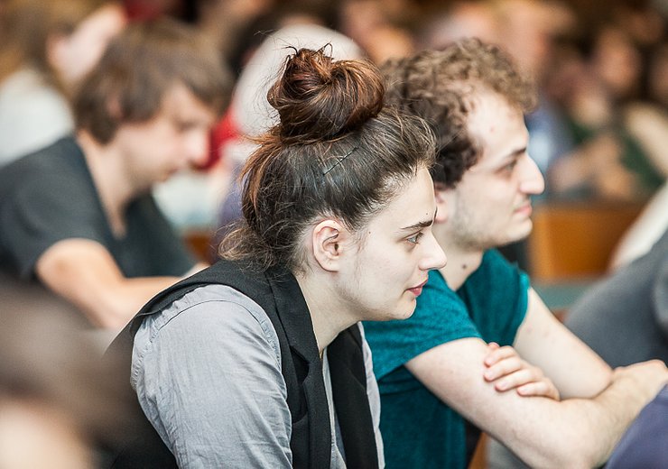 The audience was inspired by Baeza-Yates’ talk. — Picture: Nadja Meister / TU Wien Informatics