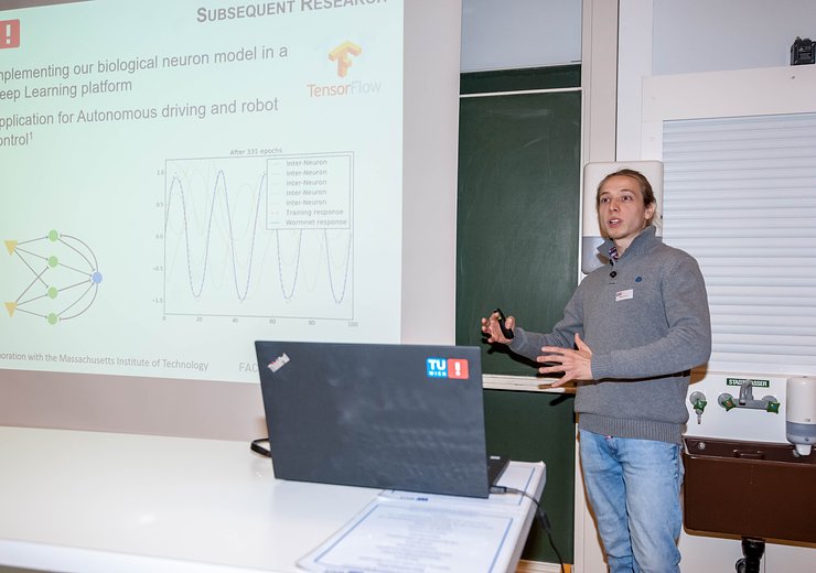 Gewinner Mathias Lechner: "Brain-inspired Neural Control"