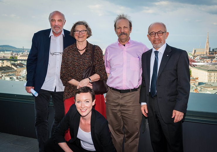 H. Werthner, C. Floyd, M. Vardi, H. Fuchs, M. Childs — Picture: Jan Gott