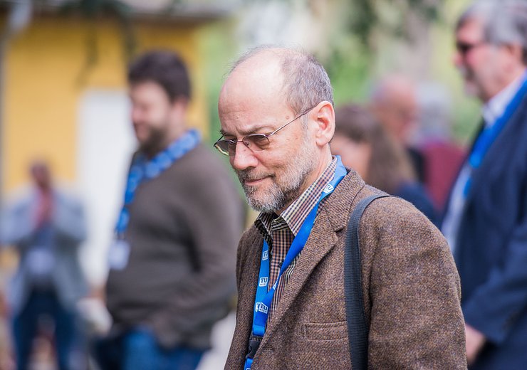 DigHum2019, Edward A. Lee (UC Berkley) moderated the First Session of the Workshop. — Picture: Arnold Mike / TU Wien Informatics