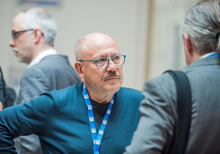 DigHum2019, Carlo Ghezzi (Politecnico di Milano) moderated the Friday Session of the workshop. — Picture: Arnold Mike / TU Wien Informatics