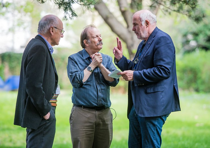 DigHum2019, Lively discussions also during the breaks.