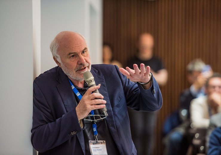 DigHum2019, Dean Hannes Werthner: “It is important to put the human at the centre.” — Picture: Arnold Mike / TU Wien Informatics