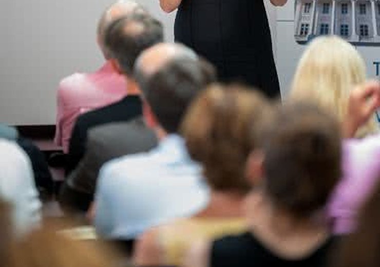 Exhibition Opening — Rector Sabine Seidler welcomes the guests at the exhibition opening. — Picture: Matthias Heisler / TU Wien