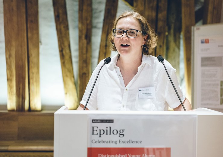 Chairwoman of the jury, Margrit Gelautz. — Picture: Amélie Chapalain / TU Wien Informatics