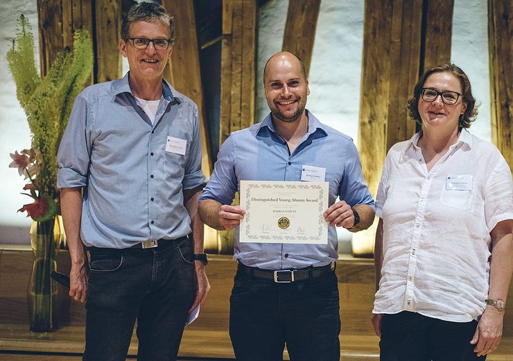 Markus Schütz won the Distinguished Young Alumn Award. — Picture: Amélie Chapalain / TU Wien Informatics