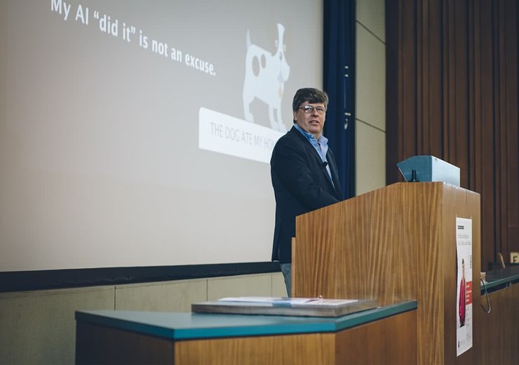 Oren Etzioni giving the 2019 Vienna Gödel Lecture