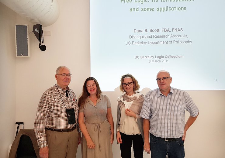 Dana Scott, Anna Prianichnikova, Agata Ciabattoni, Armin Biere