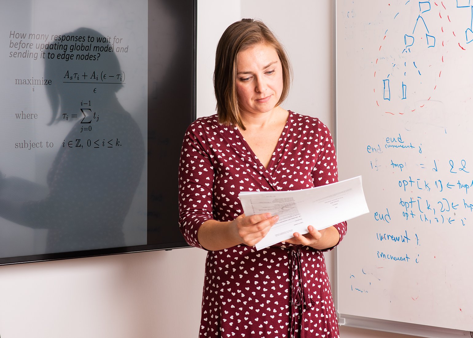 Prof. Ivona Brandic at her laboratory.