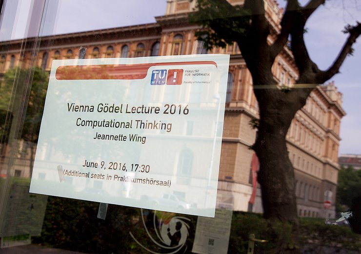 Vienna Gödel Lecture 2016 with Jeannette Wing. — Picture: Nadja Meister / TU Wien Informatics