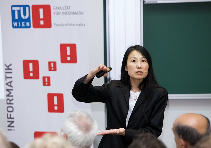 "Humans Can Also Compute,“ says Jeannette Wing. — Picture: Nadja Meister / TU Wien Informatics