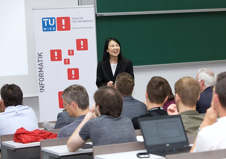 According to Vienna Gödel Lecture Speaker Wing, many fields of research benefit from Computational Thinking. — Picture: Nadja Meister / TU Wien Informatics