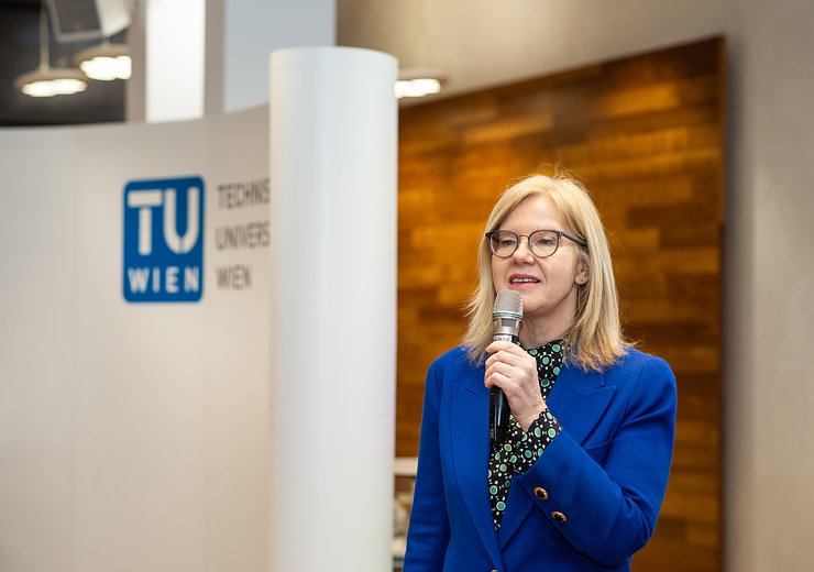 Anna Steiger, Vice Rector Human Resources and Gender, welcoming the guests. — Picture: Luiza Puiu, luizapuiu.com