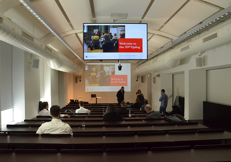 Due to the particular circumstances, the 30th Epilog took place with only a minimum audience.