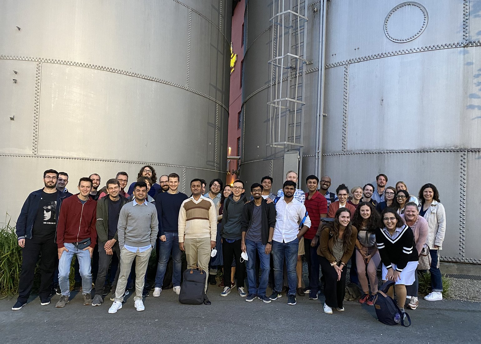 Social Event on Oct 4, 2021: Members of our Doctoral School having a great time during a guided tour at the Ottakringer beer brewery.