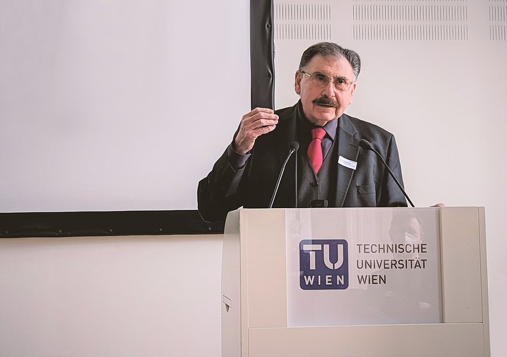 George Metakides, President of the Digital Enlightenment Forum — Picture: Theresa Aichinger-Fankhauser / TU Wien Informatics