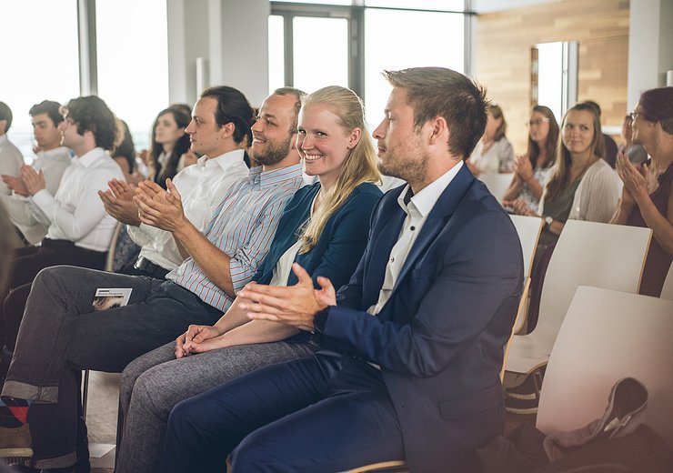 DYA winner Caroline Magg has every right to be happy about her outstanding performance. — Picture: Amélie Chapalain / TU Wien Informatics