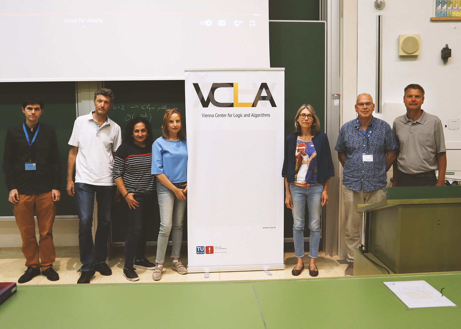 VCLA looks back on 10 successful years of research in logic and algorithms – with Robert Ganian, Thomas Eiter, Magdalena Ortiz, Agata Ciabattoni, Nadia Creignou, Fedor V. Fomin, and Stefan Szeider.