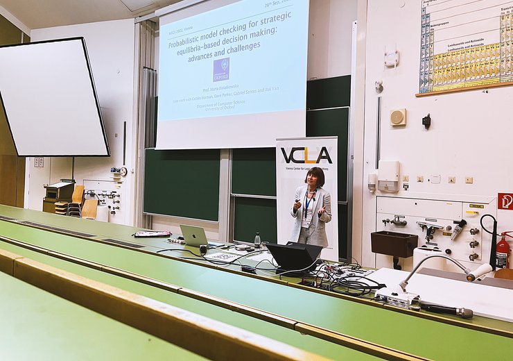 MFCS keynote speaker Marta Kwiatkowska (University of Oxford). — Picture: VCLA