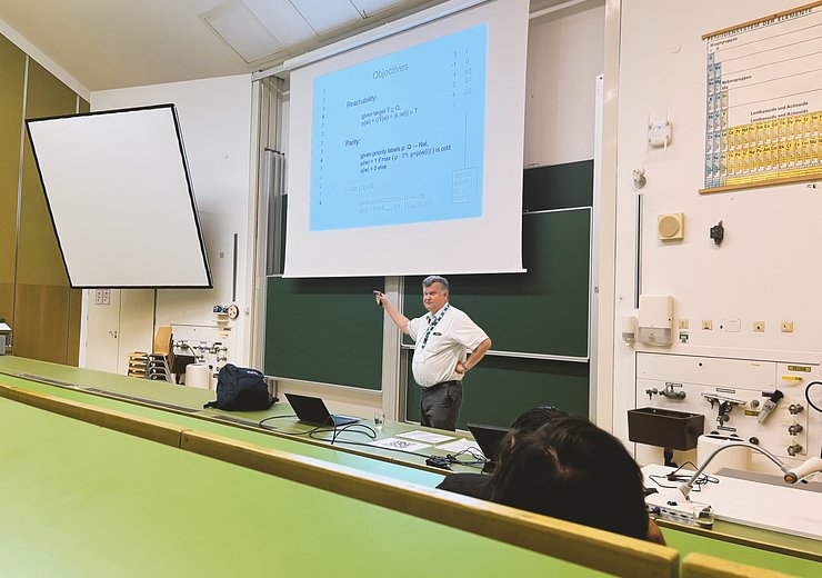 MFCS keynote speaker Thomas Henzinger (IST Austria). — Picture: VCLA