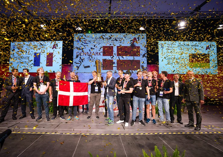 The Danish team won the overall competition at the ECSC 2022.