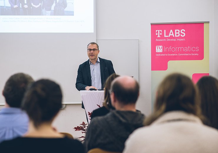 Riccardo Pascotto, T-Labs — Picture: Amélie Chapalain / TU Wien Informatics