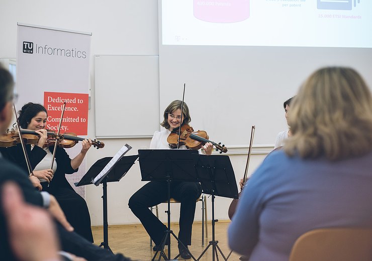 Amai String Quartet — Picture: Amélie Chapalain / TU Wien Informatics