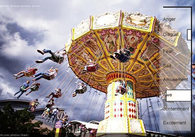 Automatically classifying images according to emotions – examples by Jana Machajdik from her master's thesis. — Picture: Jana Machajdik