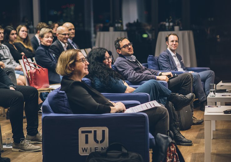 The jury. — Picture: Amélie Chapalain / TU Wien Informatics