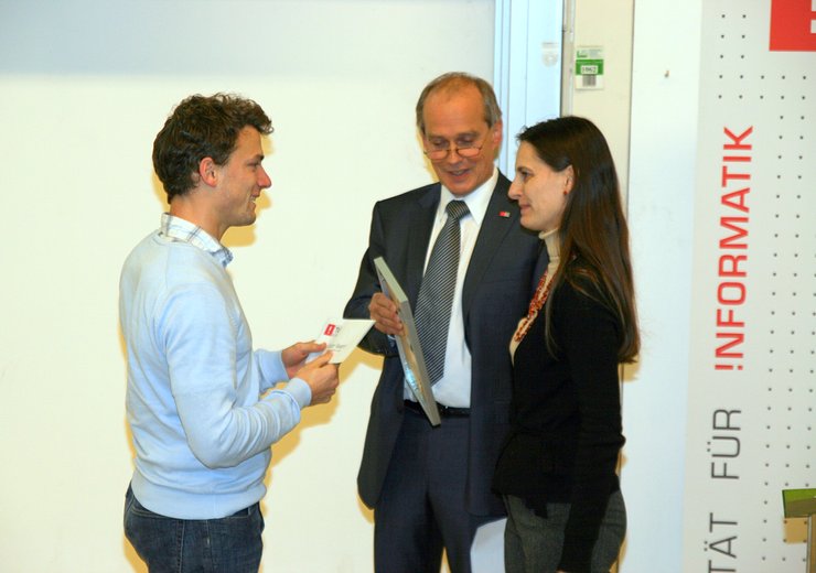 epilog WS 2009, Preisübergabe an P. Kalchgruber