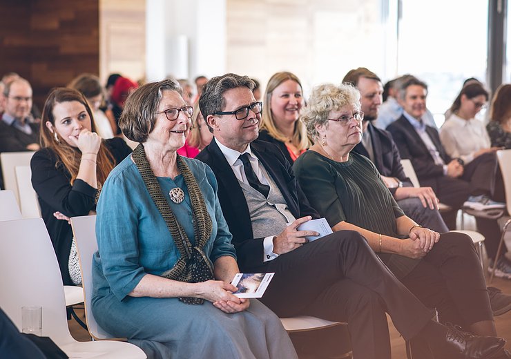 Christiane Floyd, Martin Polaschek, Sabine Seidler (fltr). — Picture: Amélie Chapalain / TU Wien Informatics