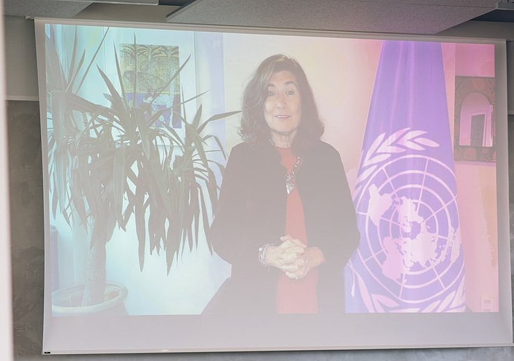 Video message by Gabriela Ramos, Assistant Director-General for the Social and Human Sciences of UNESCO. — Picture: Amélie Chapalain / TU Wien Informatics