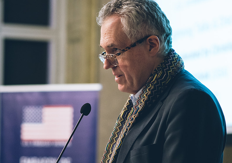 Christoph Thun-Hohenstein, Ambassador and Director General for International Cultural Affairs at BMEIA. — Picture: Amélie Chapalain / TU Wien Informatics