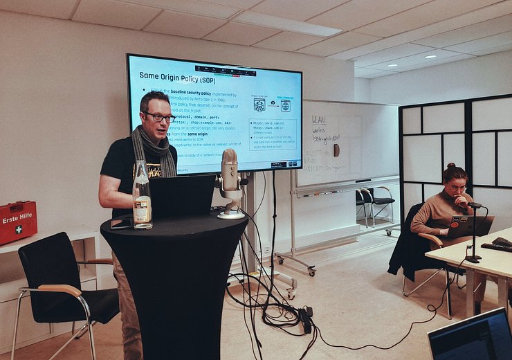 Marco Squarcina and Magdalena Solitro during their workshop. — Picture: Marco Squarcina