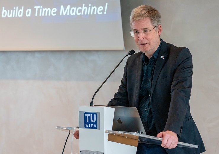 Thomas Aigner (Vice-President of the Time Machine Organisation) — Picture: TU Wien Informatics / UAS St. Pölten