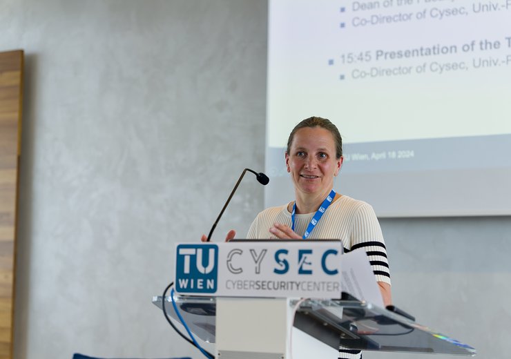Tanja Zseby, Co-Director of the Cybersecurity Center — Picture: Simon Jeanteur / TU Wien Informatics