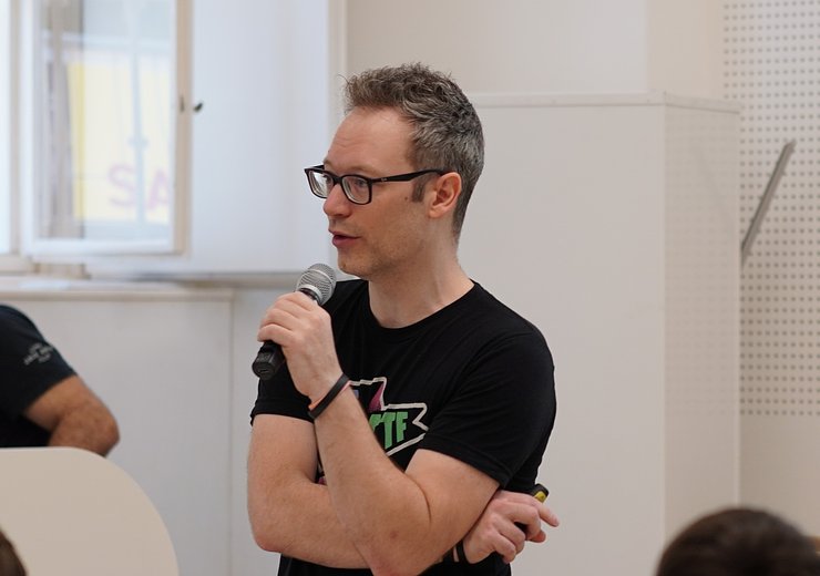 Marco Squarcina, organizer and Senior Scientist at the Research Unit Security and Privacy — Picture: Marco Squarcina