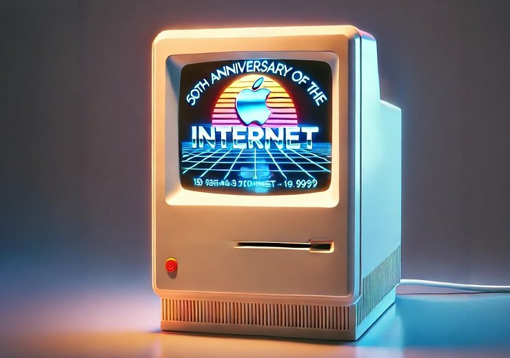 Imaginary Vintage Macintosh. Dall·E & Adobe Firefly. This picture was created with the help of AI.