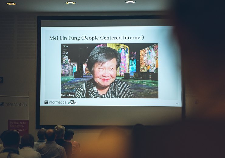 Video message by Mei Lin Fung — Picture: Amélie Chapalain / TU Wien Informatics