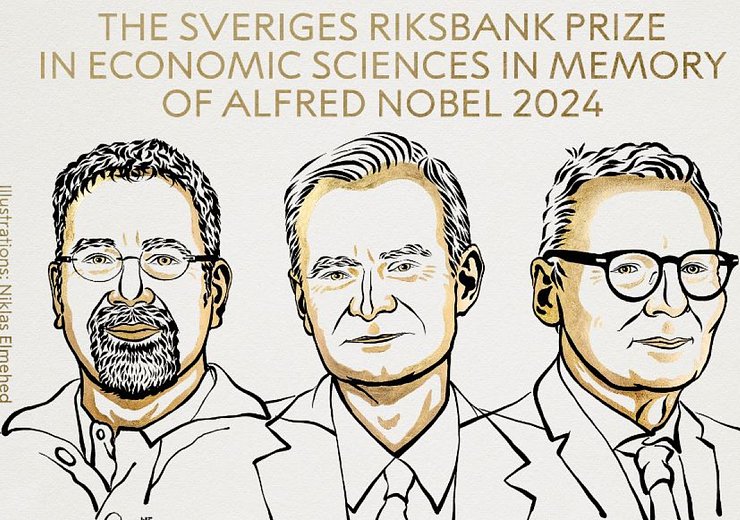 Acemoglu, Johnson, and Robinson become Nobel Laureates