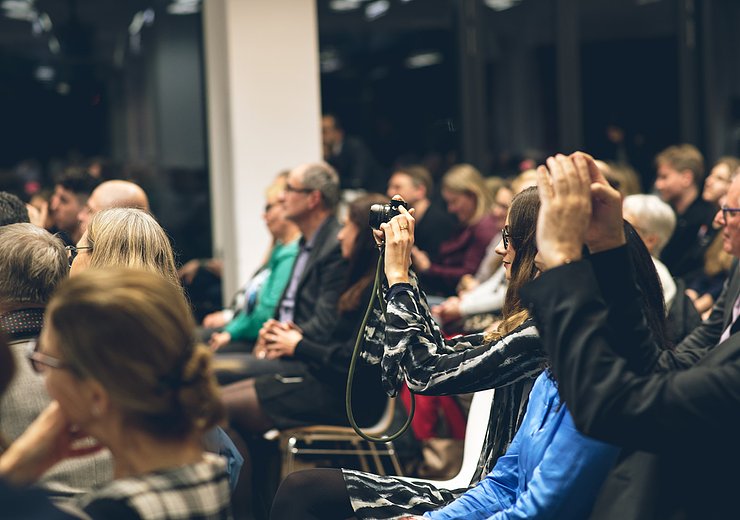 Friends and family members of our awardees in the audience — Picture: Amélie Chapalain / TU Wien Informatics