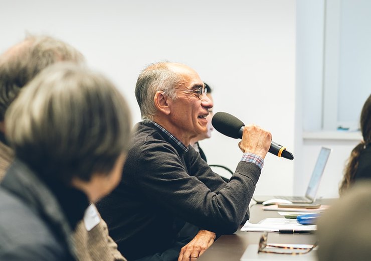 After each keynote and panel discussion, the floor was open for questions from the audience — Picture: Amélie Chapalain / TU Wien Informatics